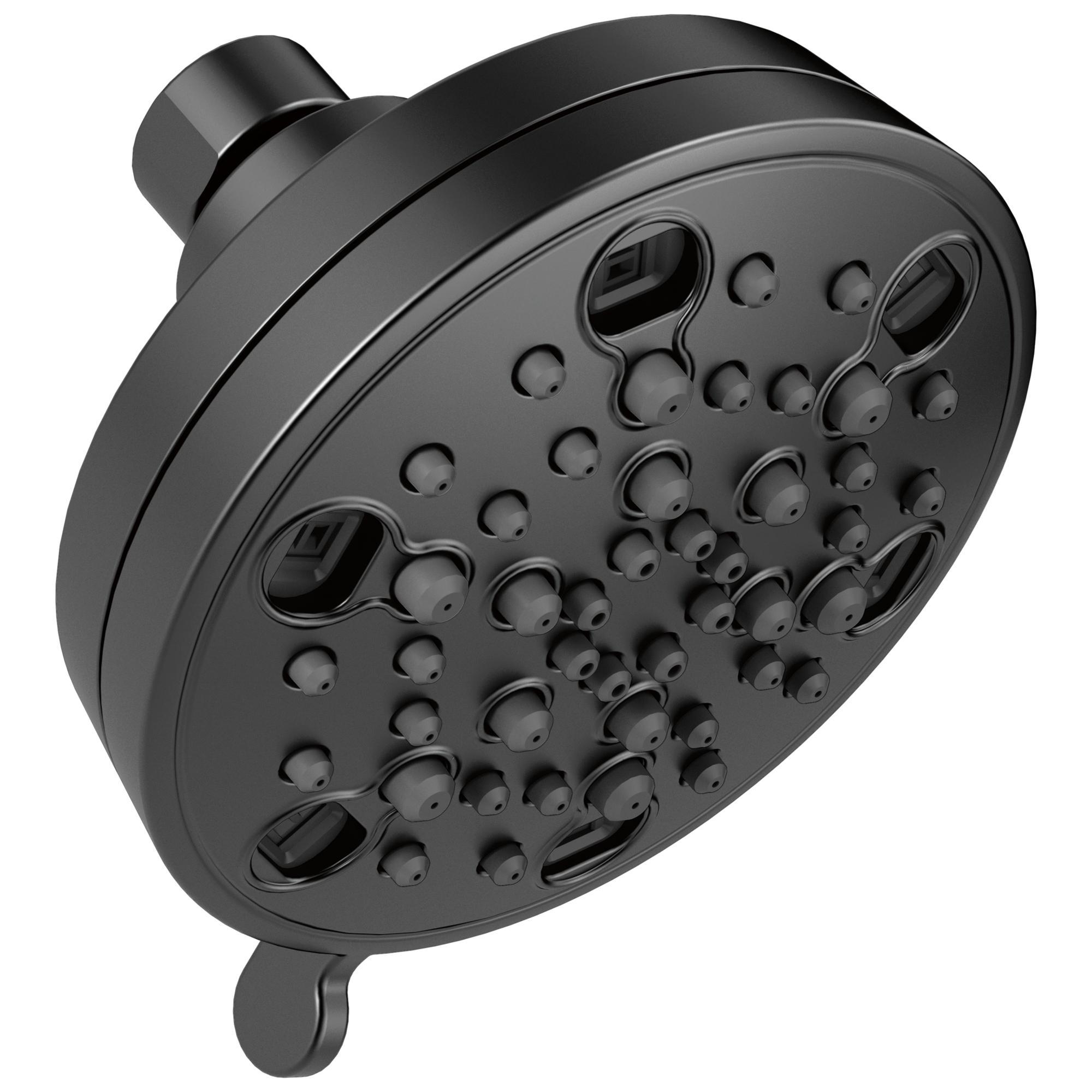 DELTA® 52638-BL18-PK Contemporary Showerhead, 1.75 gpm Min, 5 Sprays, 4-3/16 in Dia Head, Import