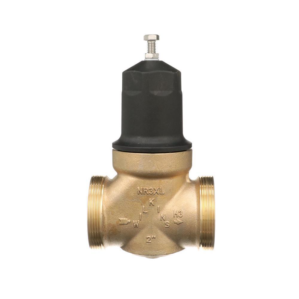 Zurn® Wilkins 2-NR3XL NR3XL Pressure Reducing Valve With Integral By-Pass Check Valve and Strainer, 2 in Nominal, FNPT Union x FNPT End Style, 300 psi Pressure, Cast Bronze Body, Import
