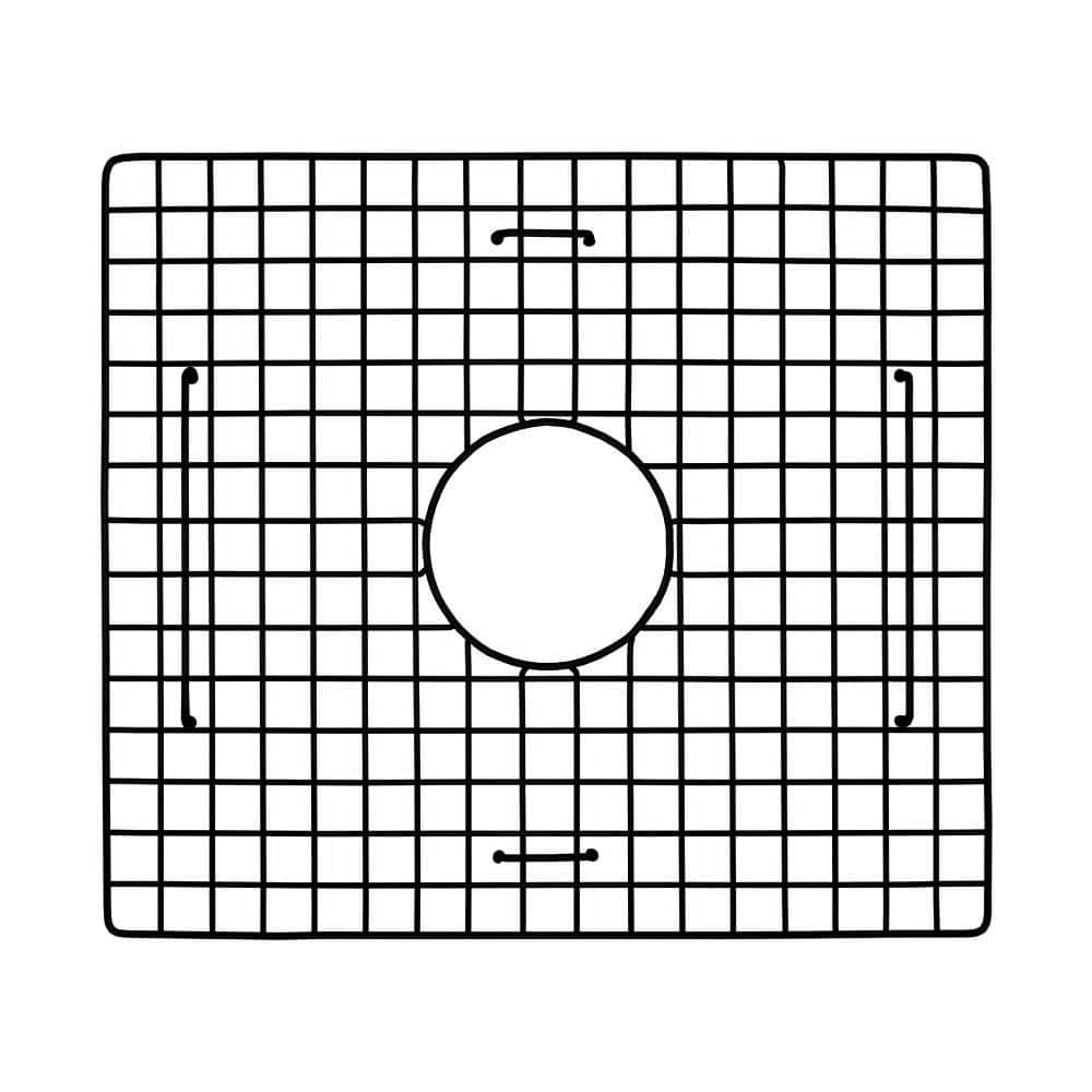 Native Trails GR1715-MB Bottom Grid, 15-1/4 in L x 17-1/4 in W x 1/4 in H, Matte Black, Import