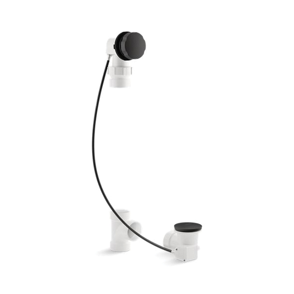 Kohler® 7214-BL Clearflo Cable Bath Drain, Metal Drain