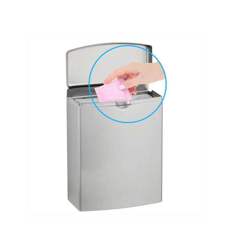 Bobrick B-270 Commercial Restroom Sanitary Napkin/Tampon Disposal