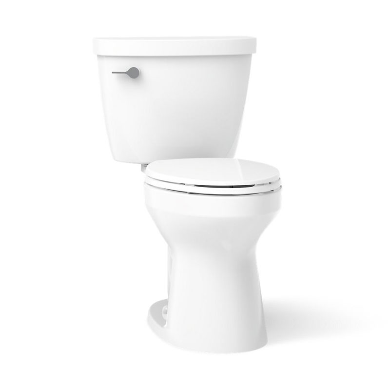 Kohler® 31626-DRY-0 Transitional Toilet, Cimarron, Elongated Bowl, 16-1/2 in H Rim, 12 in Rough-In, 1.28 gpf, White