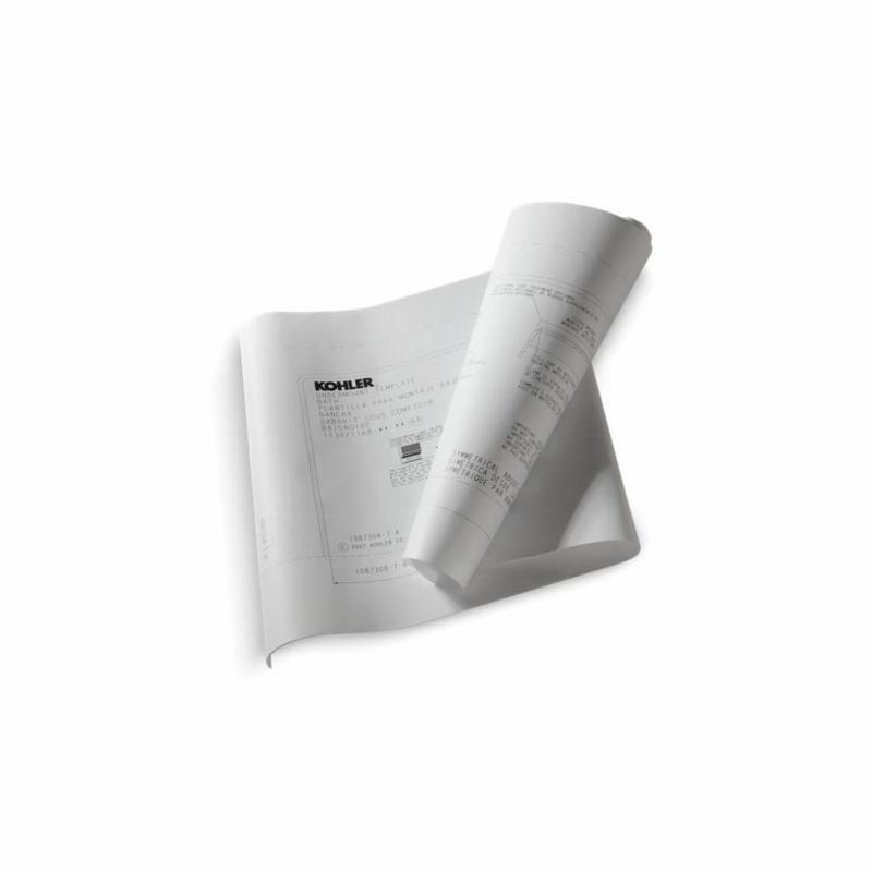 Kohler® 136-NA Under-Mount Install Kit, For Use With Reve® K-817 32 in Baths and BubbleMassage™ Air Baths