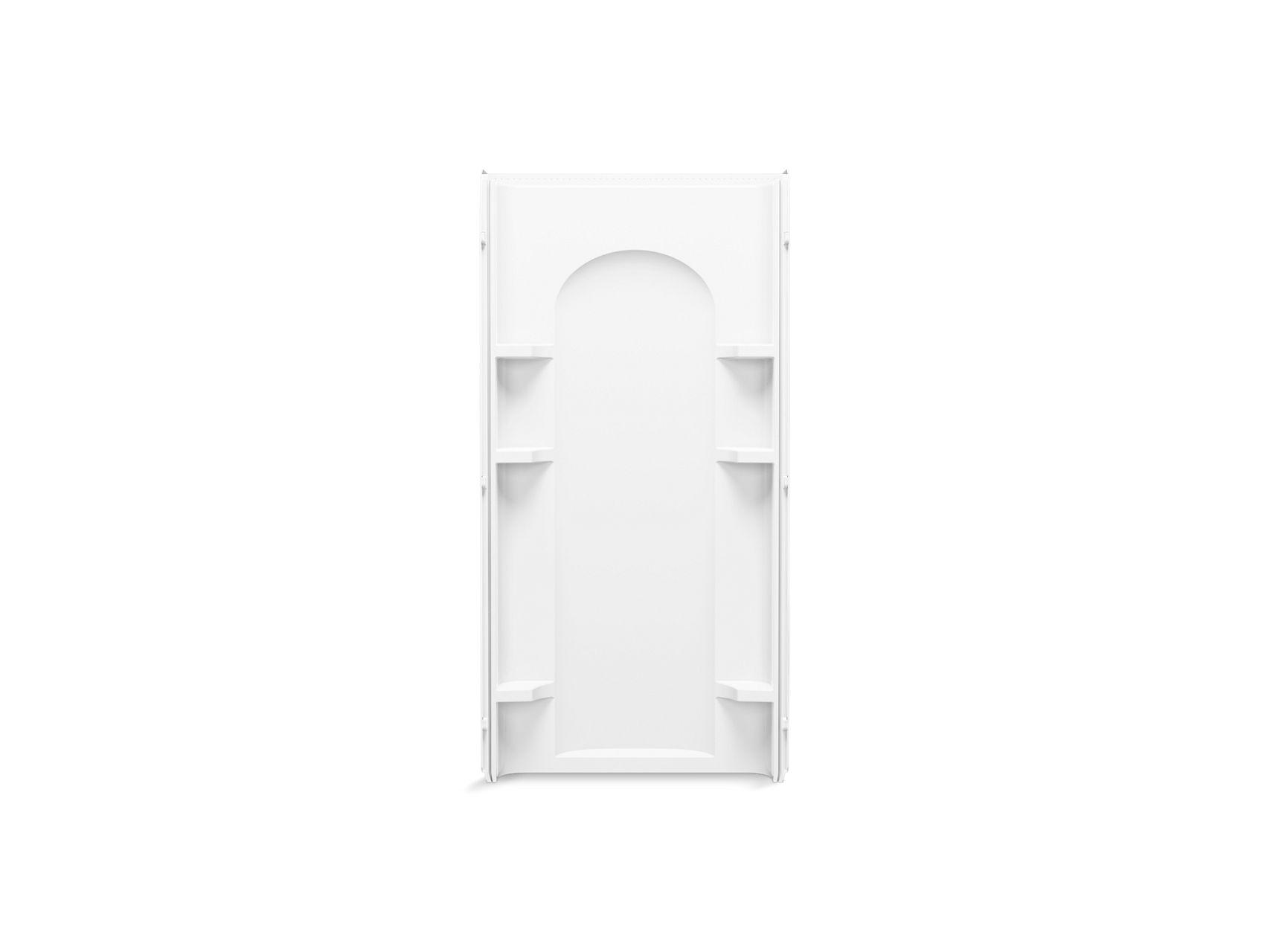 Sterling® 72342100-0 72342100 Ensemble™ Curve Transitional Shower Back Wall, 36 in L 6-13/16 in W 72-7/16 in H, Vikrell
