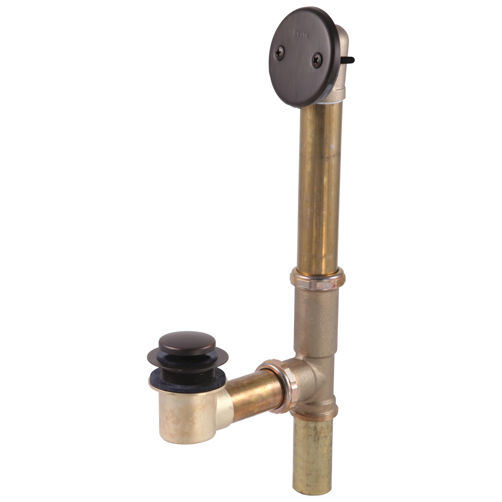 DELTA® RP693RB Bath Waste Assembly With Toe Operated Drain, Venetian Bronze