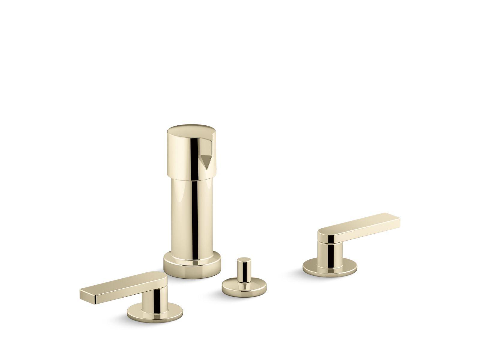 Kohler® 73077-4-AF 73077-4 Composed® Bidet Faucet, Vibrant French Gold