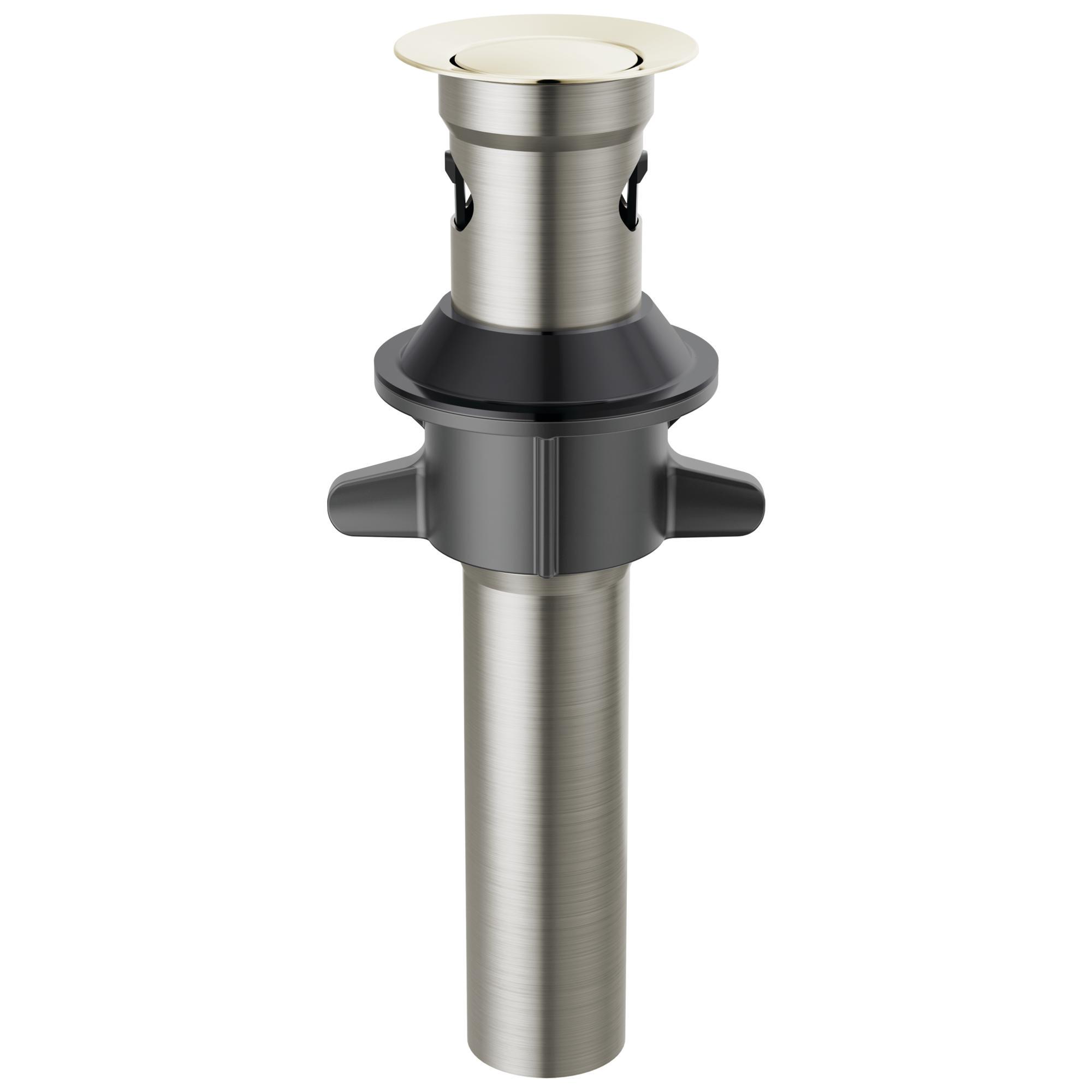 DELTA® RP101630PN Push-Pop Assembly With Overflow, For Use With Sink With Overflow, Metal, Import, Commercial/Residential