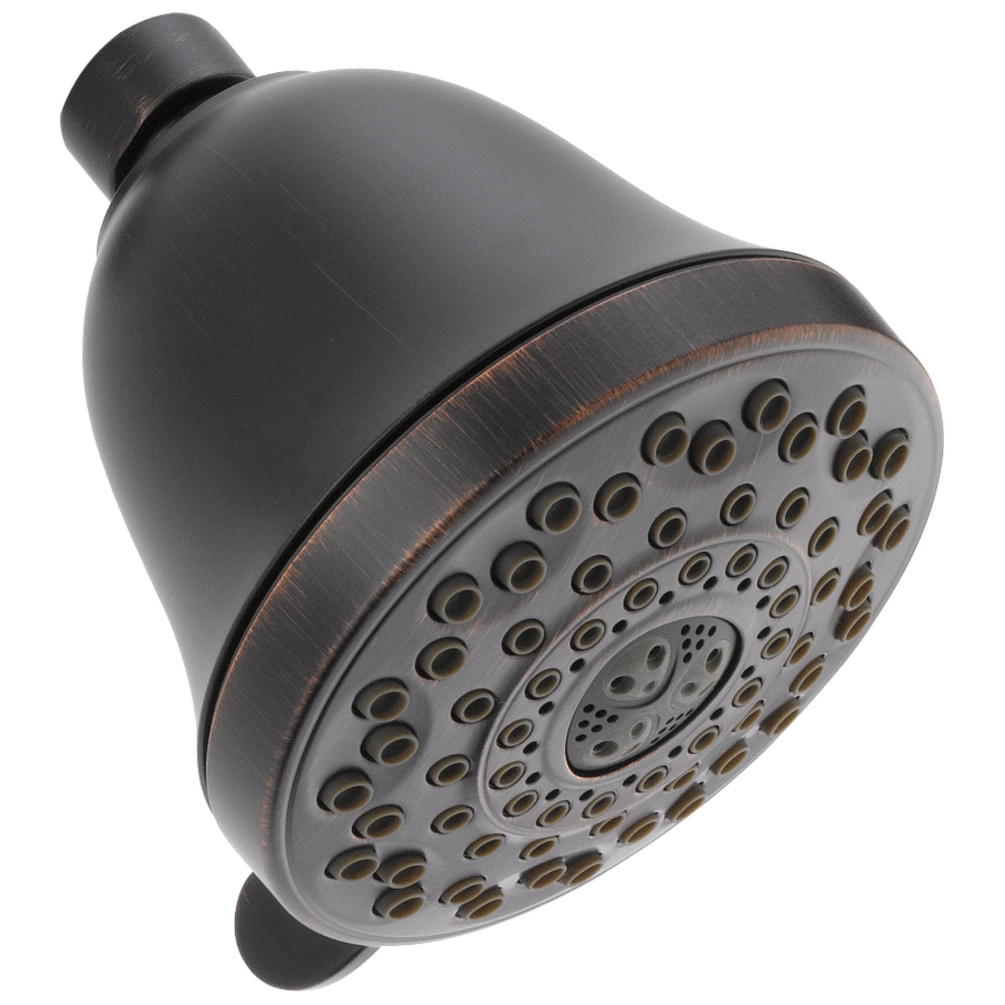 DELTA® 52626-RB-PK Shower Head, 2 gpm Minimum, 7 Sprays, Wall Mount, Import