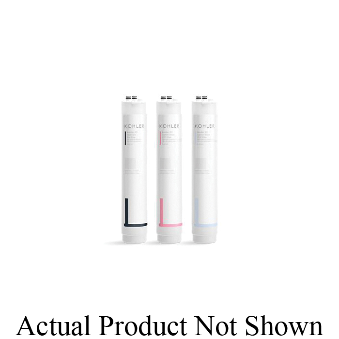 Kohler® 22159-NA K-22159 Aquifer® High Impact Reverse Osmosis Replacement Filter, 13-1/16 in H, Plastic