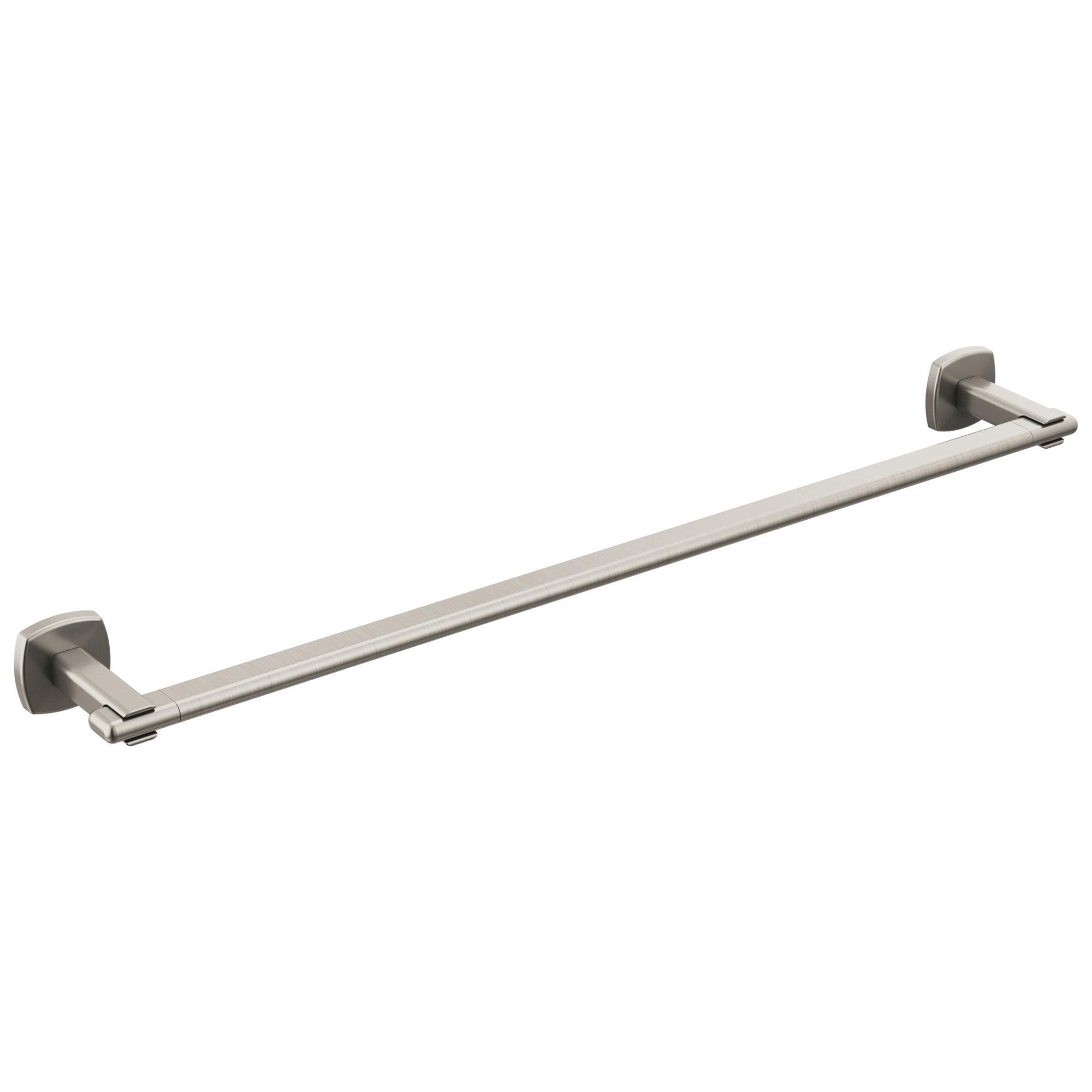 Brizo® 692467-NK Towel Bar, 24 in L Bar, 2 in OAH x 3.5 in OAD, Zinc, Import