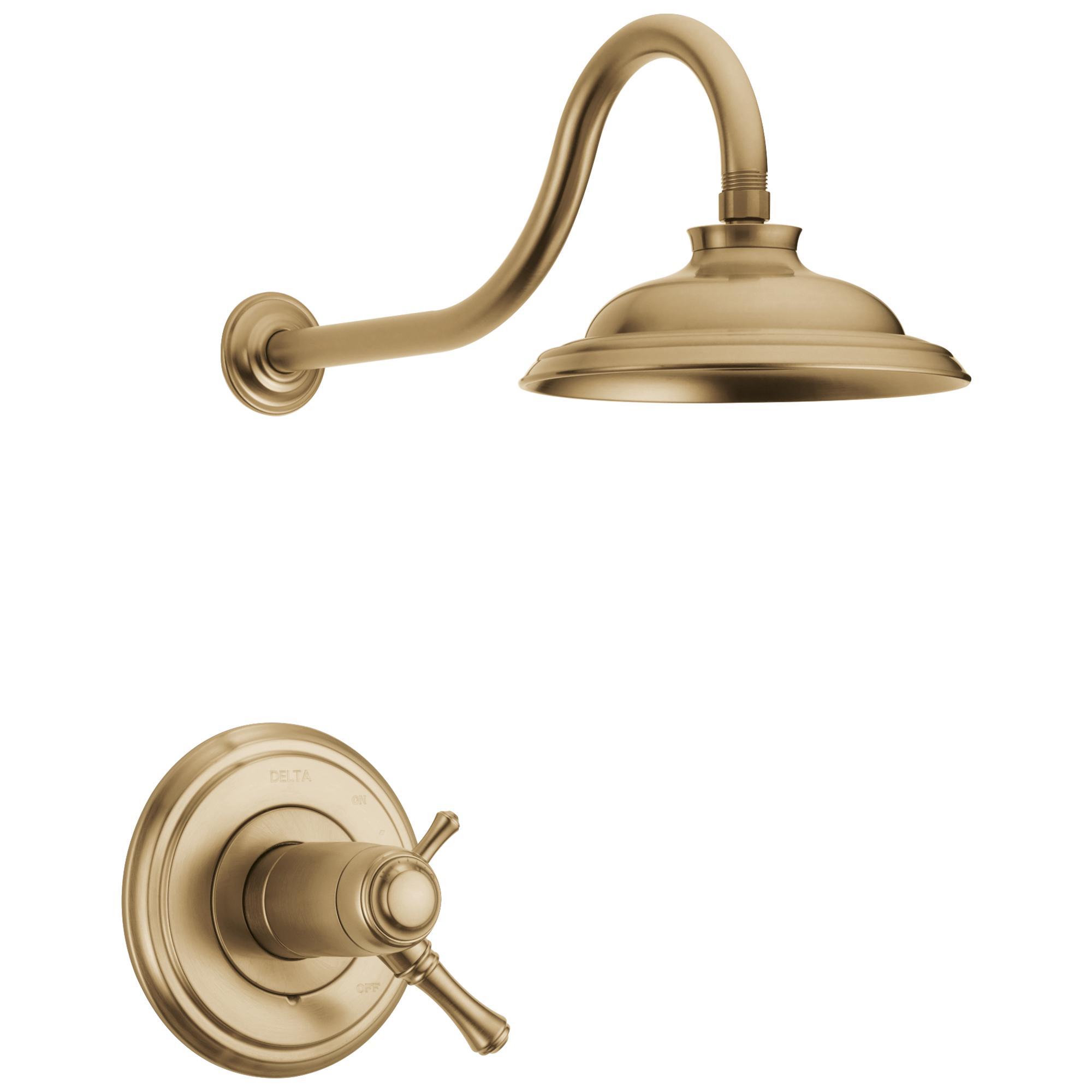 DELTA® T17T297-CZ-WE 17T Shower Trim, 1.75 gpm Shower, Brilliance® Champagne Bronze