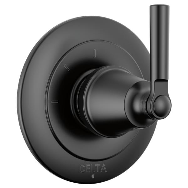 DELTA® T11835-BL 3-Setting 2-Port Shower Diverter, Matte Black