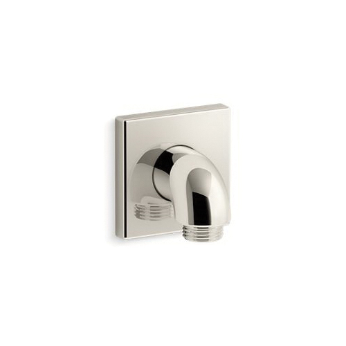 Kohler® 22175-SN Loure® Wall Mount Supply Elbow With Check Valve, 1/2 in x G1/2-14 Nominal, NPT End Style, Brass