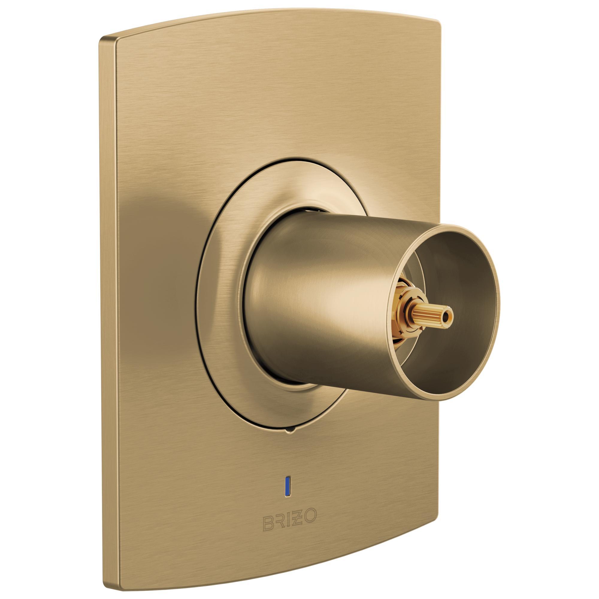 Brizo® T60P006-GLLHP 60 Series Universal Valve Only Trim, 6.3 gpm Valve, Luxe Gold