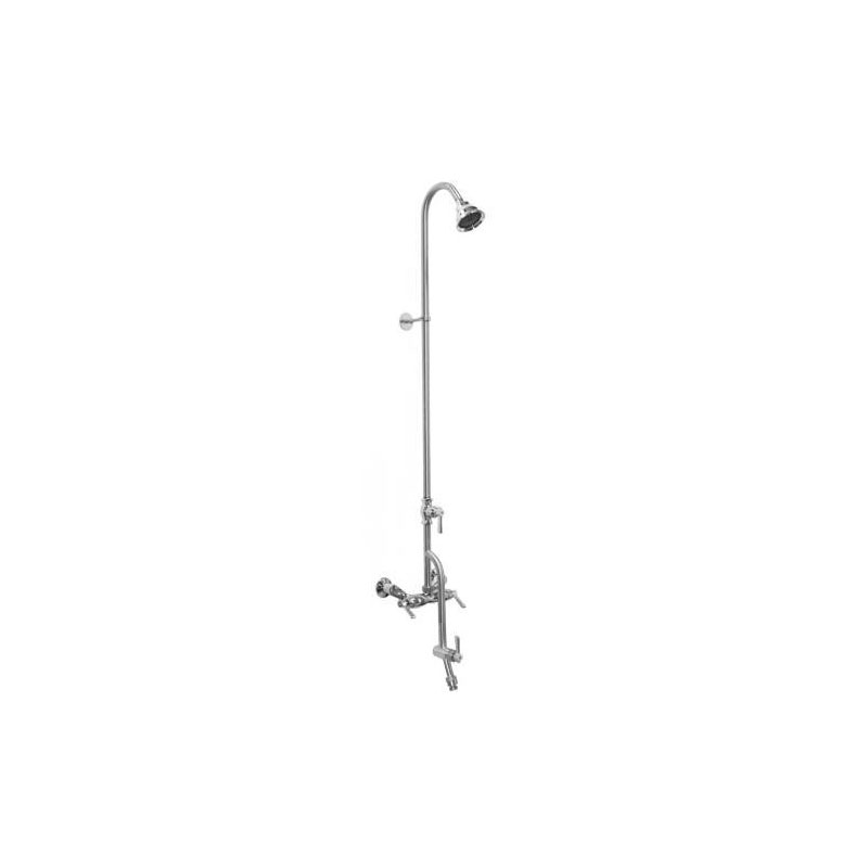 Outdoor Shower Company WMHC-445-HB-SS Wall Mount Hot & Cold Shower