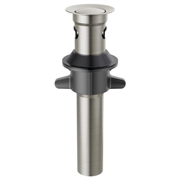 DELTA® RP101630SS Push-Pop Assembly With Overflow, For Use With Sink With Overflow, Metal, Import, Commercial/Residential