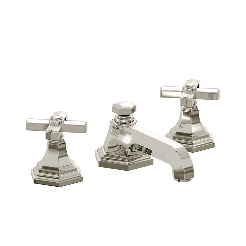 Kallista P22731-00-AD For Town by KALLISTA Sink Faucet, Low Spout Cross Handles