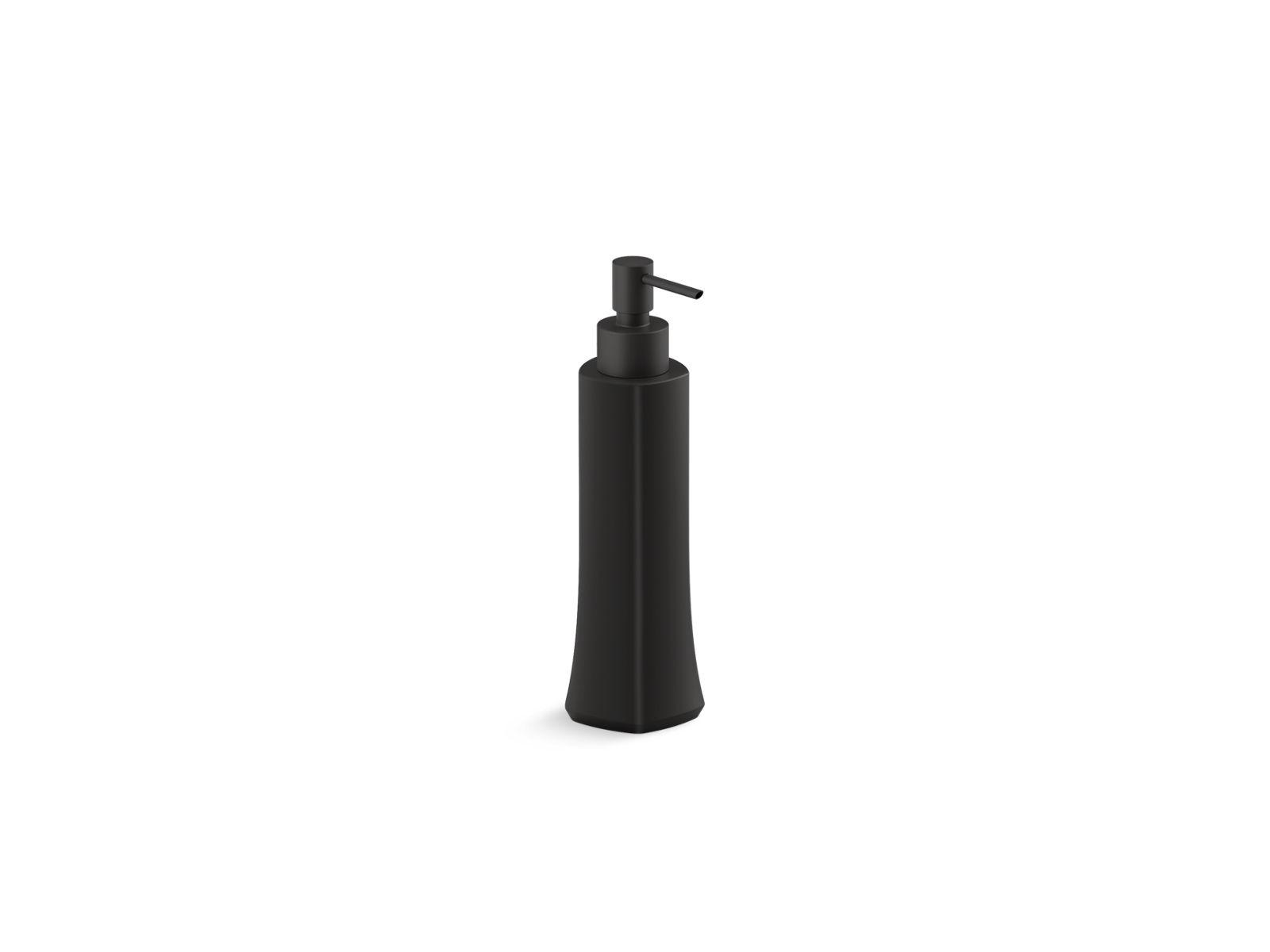 Kohler® 27073-BL 27073 Occasion® Soap Dispenser, Matte Black, Plastic