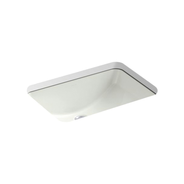 Kohler® 2214-NY Ladena® Bathroom Sink With Overflow Drain, Rectangular Shape, 20-7/8 in W x 14-3/8 in D x 8-1/8 in H, Vitreous China, Dune