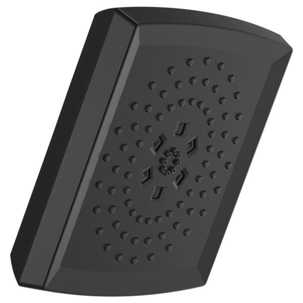 Brizo® 87488-BL Vettis™ Multi-Function Shower Head, 2 gpm Max Flow, 4 Sprays, Ceiling/Wall Mount, 8 in L x 8-3/16 in W x 3-3/16 in H Head, Import