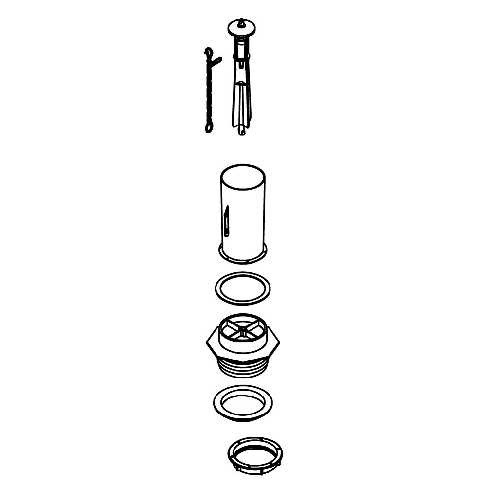 Kohler® 1216617 Canister Valve Assembly Service Kit, For Use With Kohler 1160315 Flush Valve