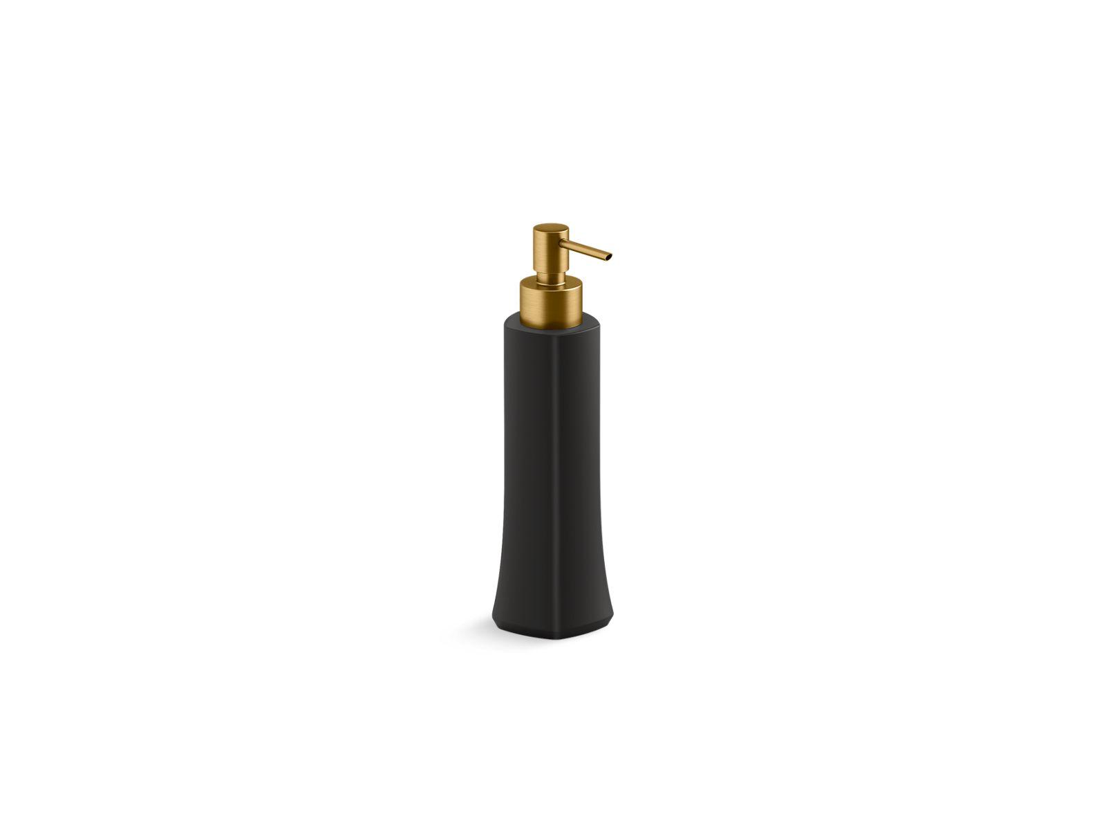Kohler® 27073-2MB 27073 Occasion® Soap Dispenser, Vibrant Brushed Moderne Brass, Plastic