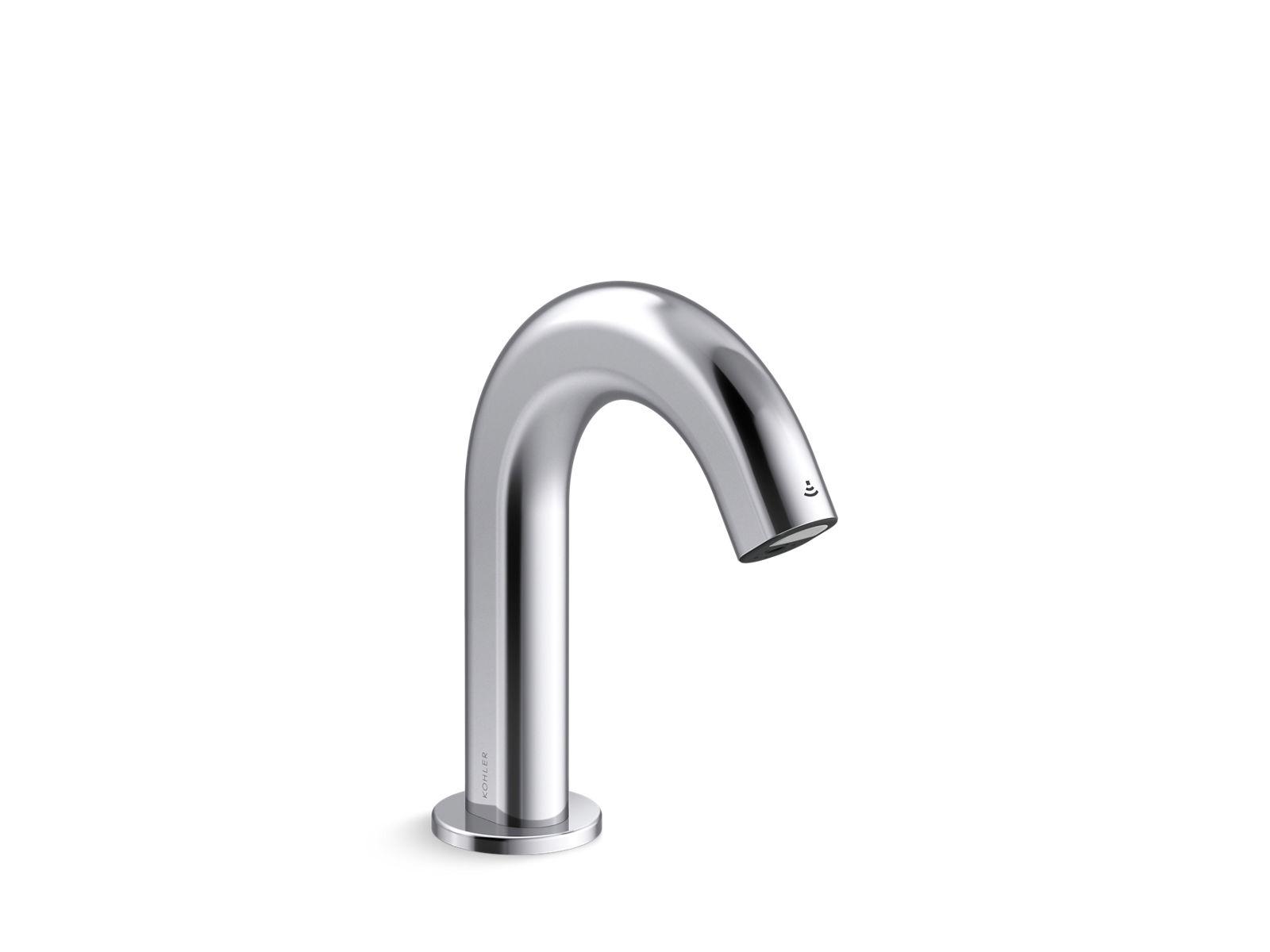 Kohler® 103BB76-SBNA-CP Oblo® AC Powered Faucet, 0.5 gpm Flow Rate, 5-1/8 in H Spout, 1 Faucet Holes, Polished Chrome, Touchless Function