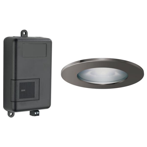 Brizo® 8SP-MU-4-BNX-L LED Light Chromatherapy System and Trim Ring, For Use With 8CB-600/8CH-600 and 8CN-600 control, 60 Watt Incandescent Bulb, Lumicoat Black Onyx