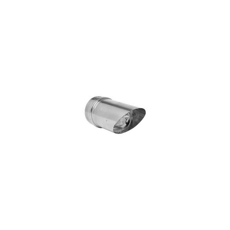 METAL-FAB&reg; Corr/Guard&reg; 3" D Miter Cut Female Termination - SW - 3CGSWMCF