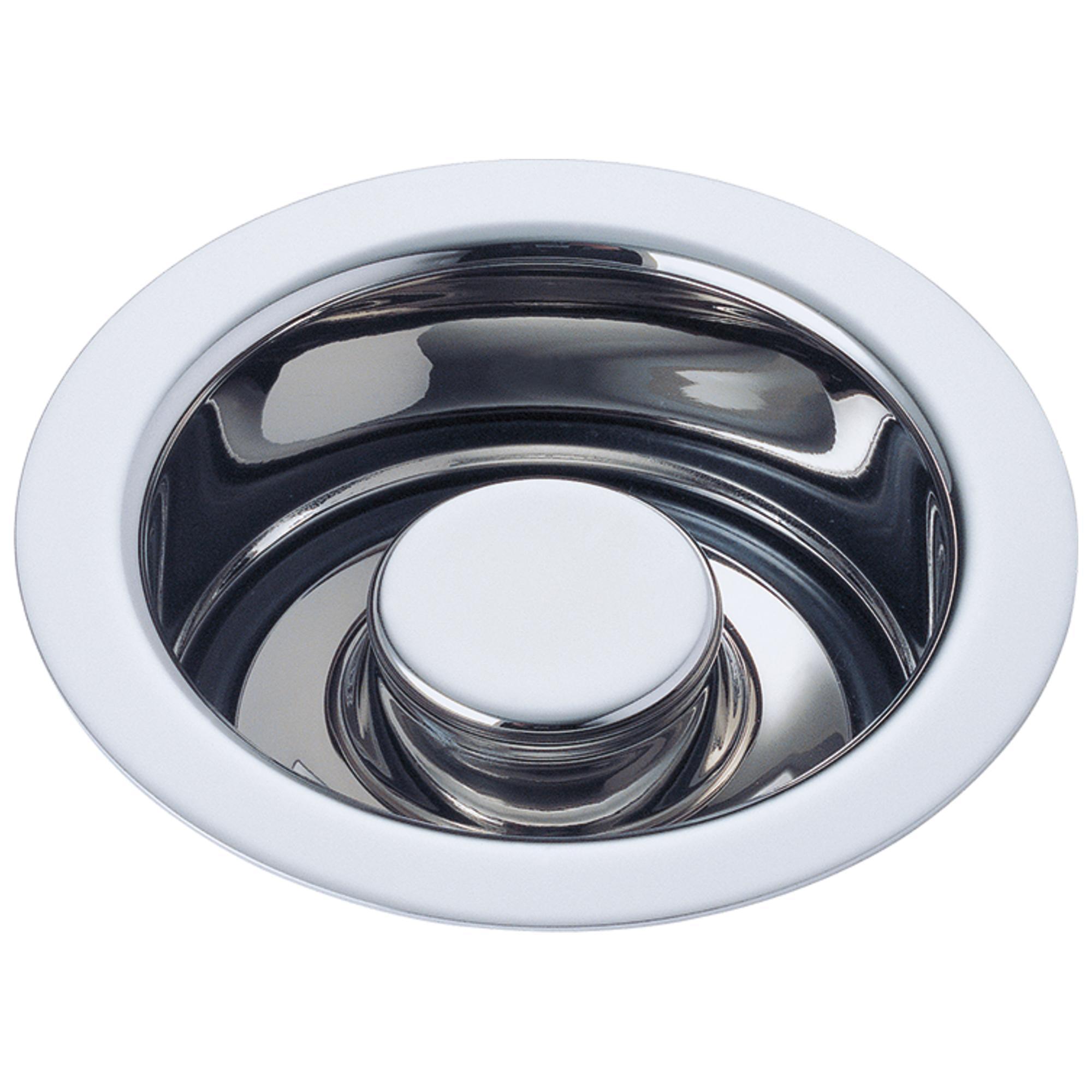 DELTA® 72030 Disposal and Flange Stopper, For Use With Kitchen Sink, Brass, Polished Chrome , Import