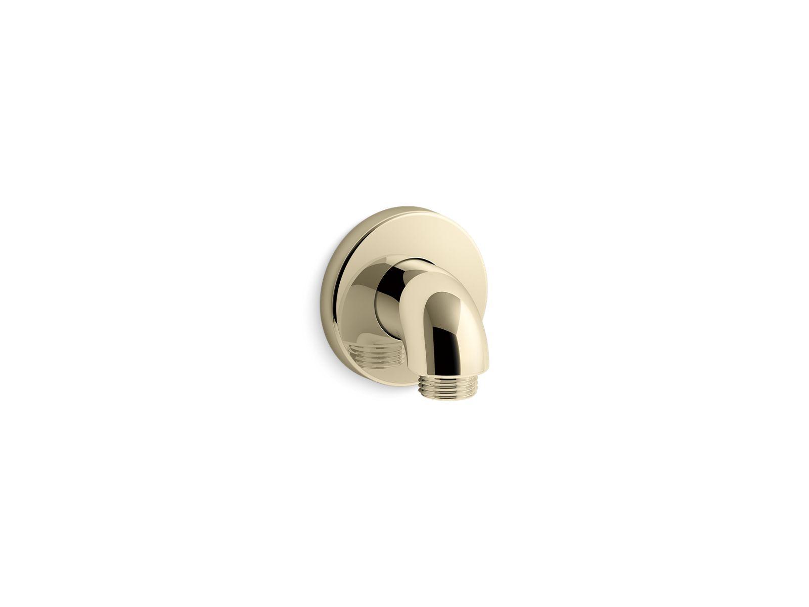 Kohler® 22172-AF 22172 Purist® Wall-Mount Supply Elbow, 1/2 in x G1/2-14 Nominal, NPT End Style, Brass