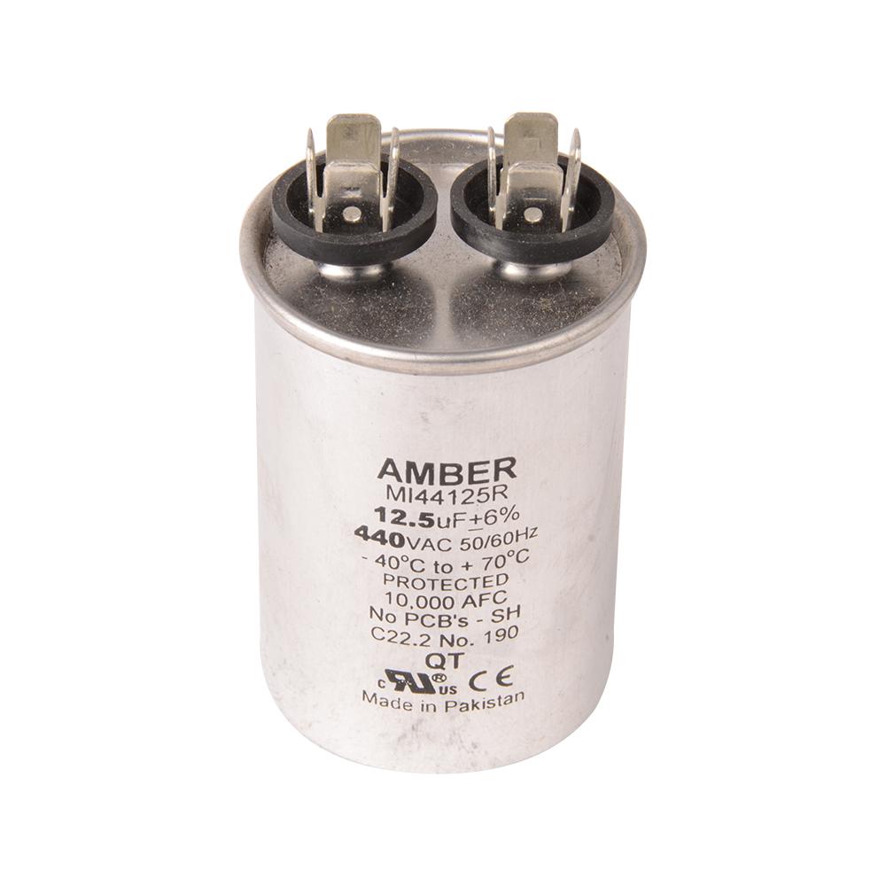 Diversitech 45125H Single Motor Run Capacitor, 12.5 uF, 440 VAC, Oval