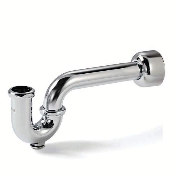 McGuire&trade: B8912CBF Stock Line Adjustable Tubular P-Traps, 1-1/2 in Nominal, 1-1/2 in Inlet x 1-1/2 in Outlet, Cast Brass, Slip Joint Connection