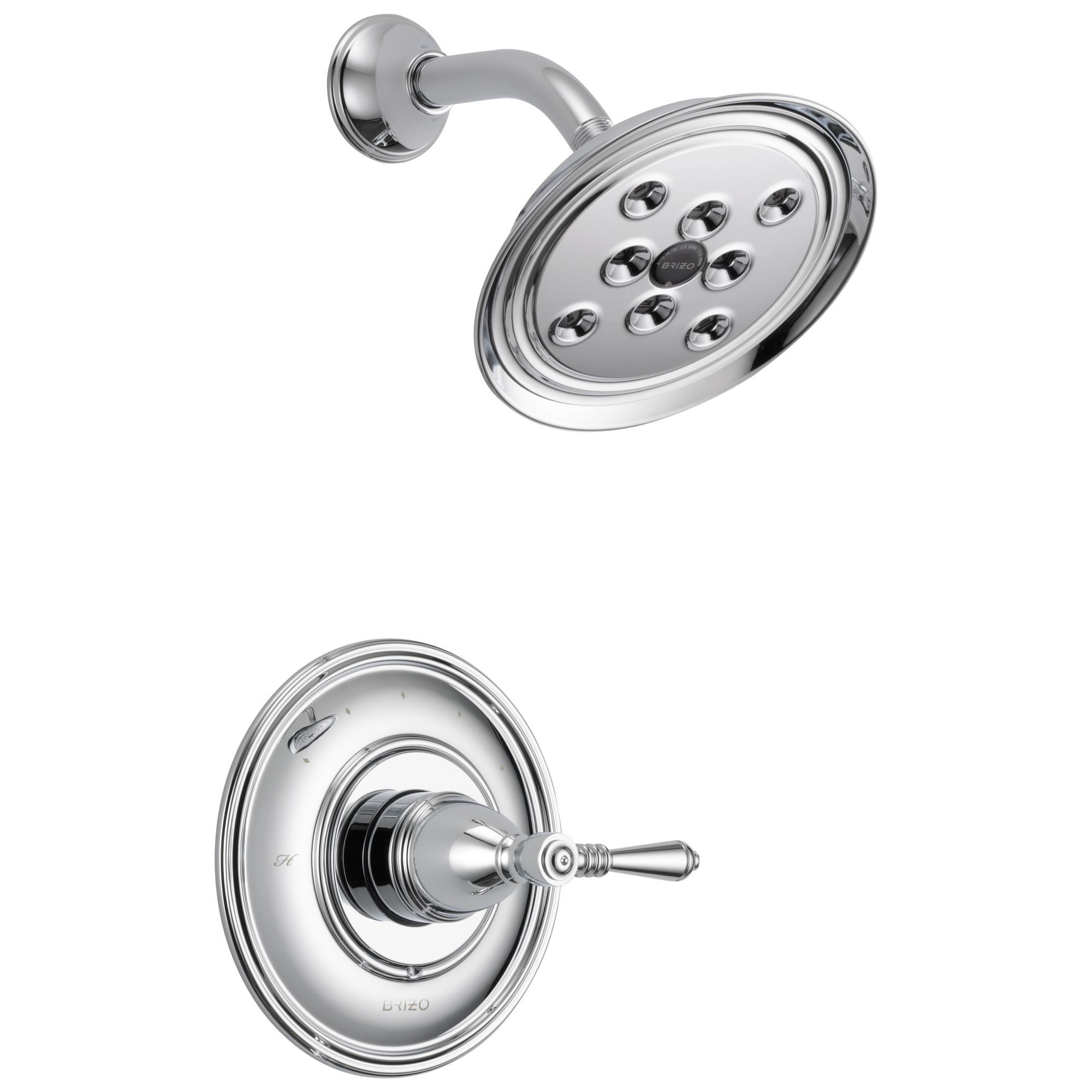 Brizo® T60P210-PC Monitor® 14 Traditional Shower Only, 2 gpm Shower, Polished Chrome