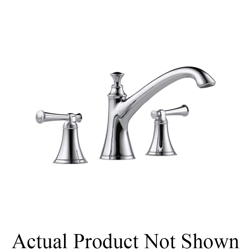 Brizo® T67305-PCLHP Roman Tub Trim, Baliza®, 18.5 gpm Flow Rate, 10 to 16 in Center, Polished Chrome, 2 Handles, Function: Traditional, Domestic