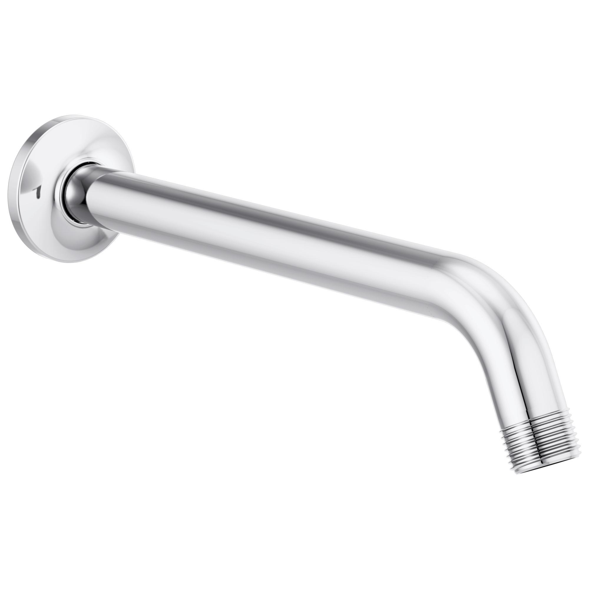 Brizo® 83806-PC Kintsu™ Shower Arm and Flange, 10 in L, 1/2 in NPT, 2 in Dia Flange, Import