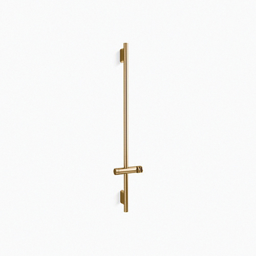 Kohler® 26313-2MB Statement™ Adjustable Slide Bar, 39 in L Bar, 7 in OAL x 2-11/16 in OAD, Metal, Vibrant® Brushed Moderne Brass
