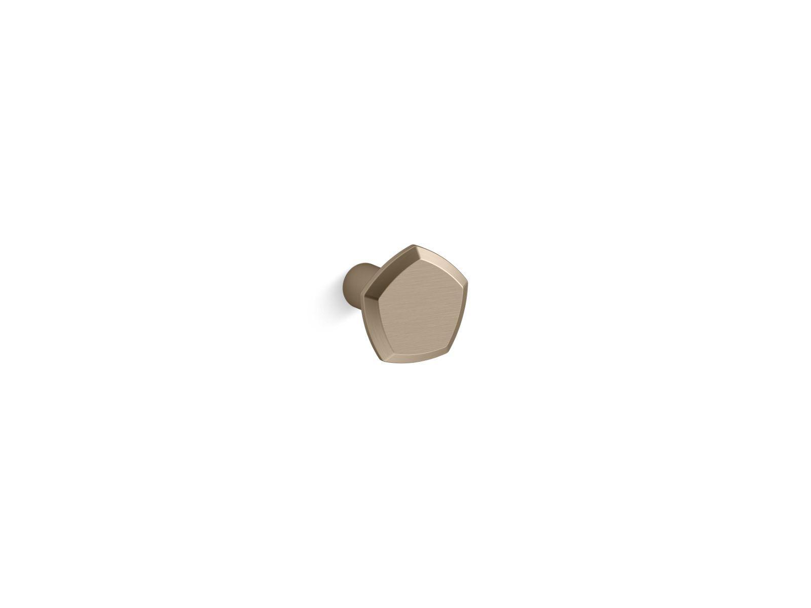 Kohler® 27074-BV 27074 Cabinet Knob, Metal, Vibrant Brushed Bronze