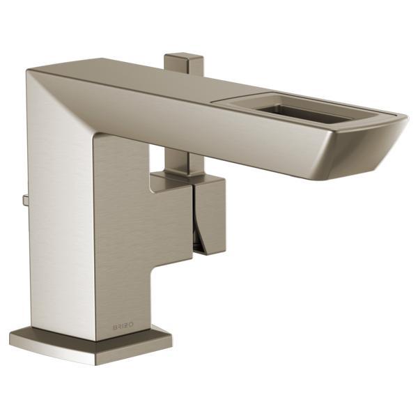 Brizo® 65086LF-NK-ECO Vettis™ Lavatory Faucet, 1.2 gpm Flow Rate, 4-7/8 in H Spout, 1 Handles, Metal Pop-Up Drain, 1 Faucet Holes, Luxe Nickel, Function: Traditional