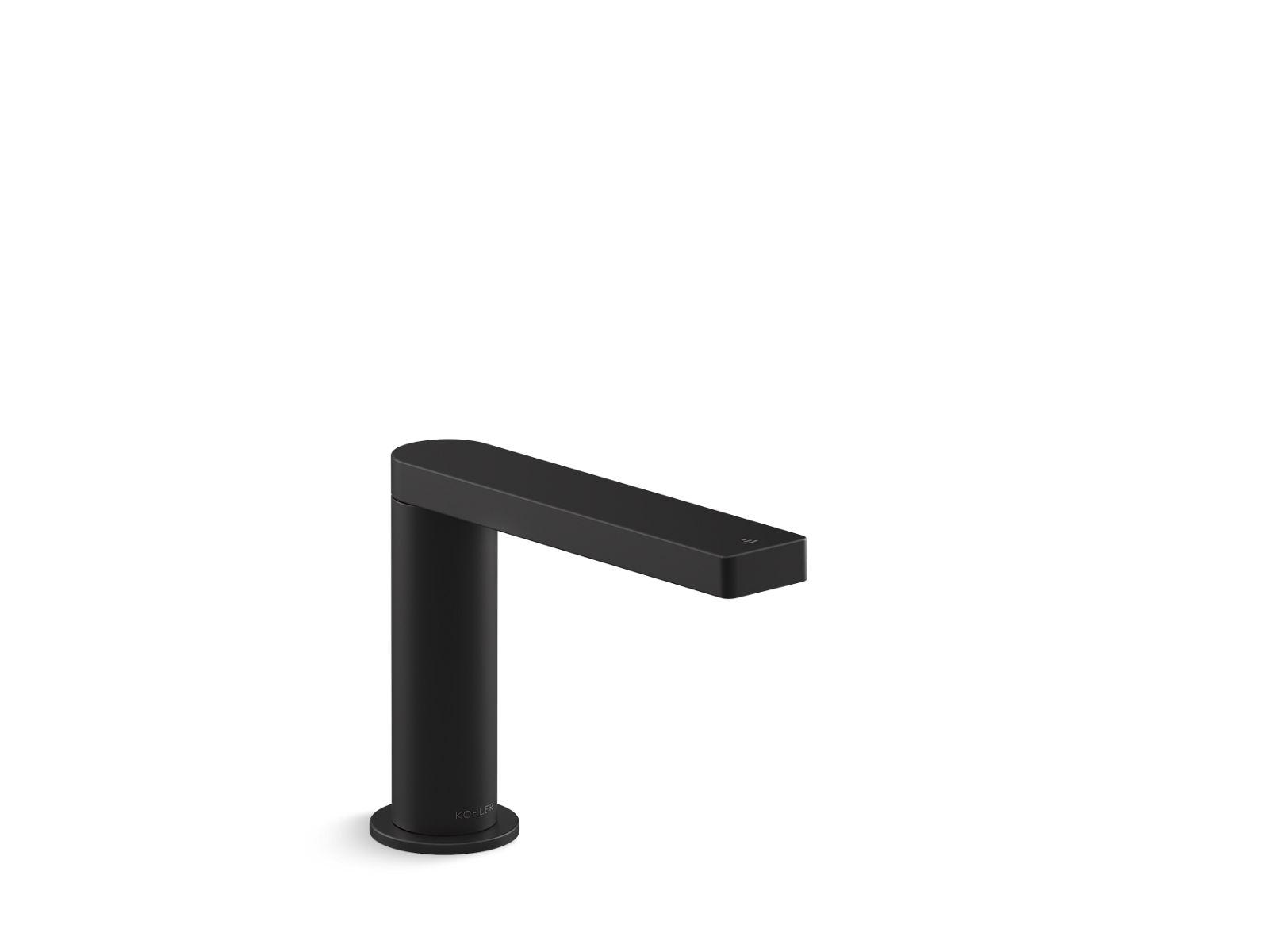 Kohler® 103C36-SANA-BL Composed® AC Powered Faucet, 0.5 gpm Flow Rate, 4-7/8 in H Spout, 1 Faucet Holes, Matte Black, Touchless Function