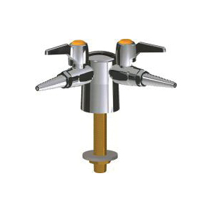 Chicago Faucet® LGB1-11A-20 Straight Pattern Laboratory Gas Ball Valve, Polished Chrome, Domestic, Commercial