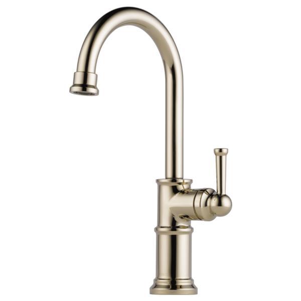 Brizo® 61025LF-PN Bar Faucet, Artesso®, Polished Nickel, 1 Handles, 1.8 gpm