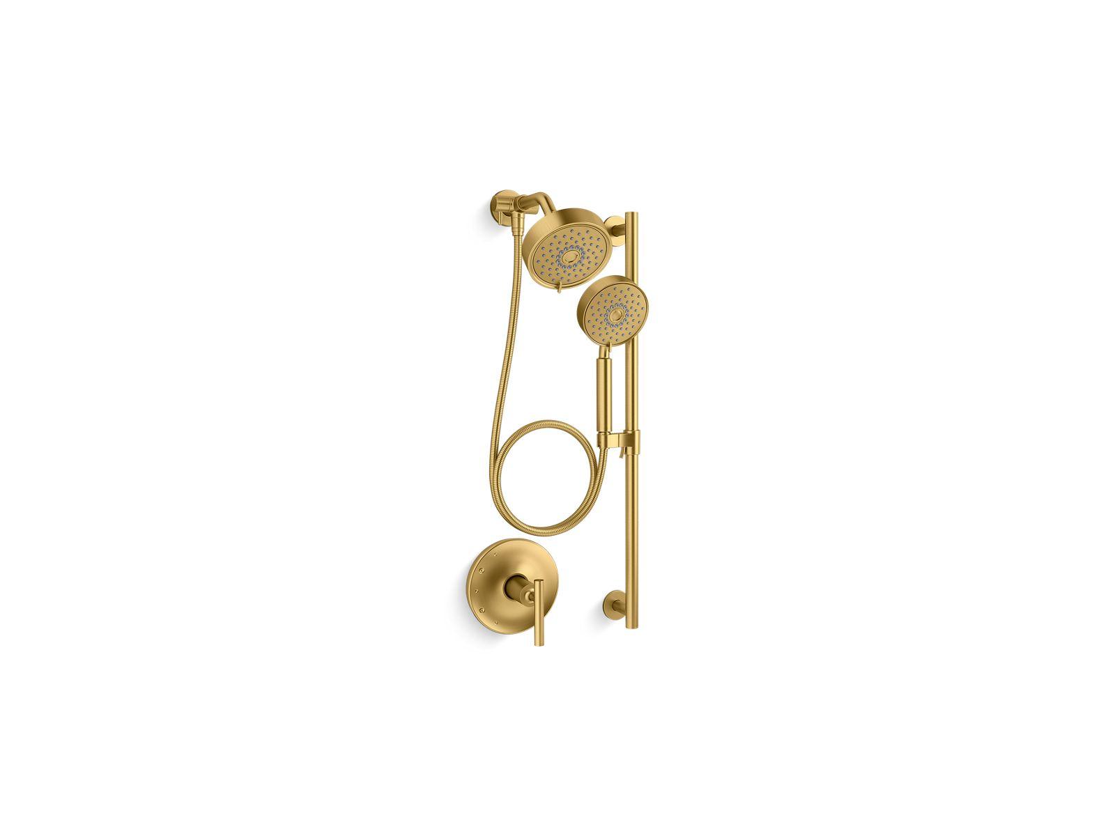 Kohler® 22181-G-2MB Purist® Showering Kit, 1.75 gpm Flow Rate