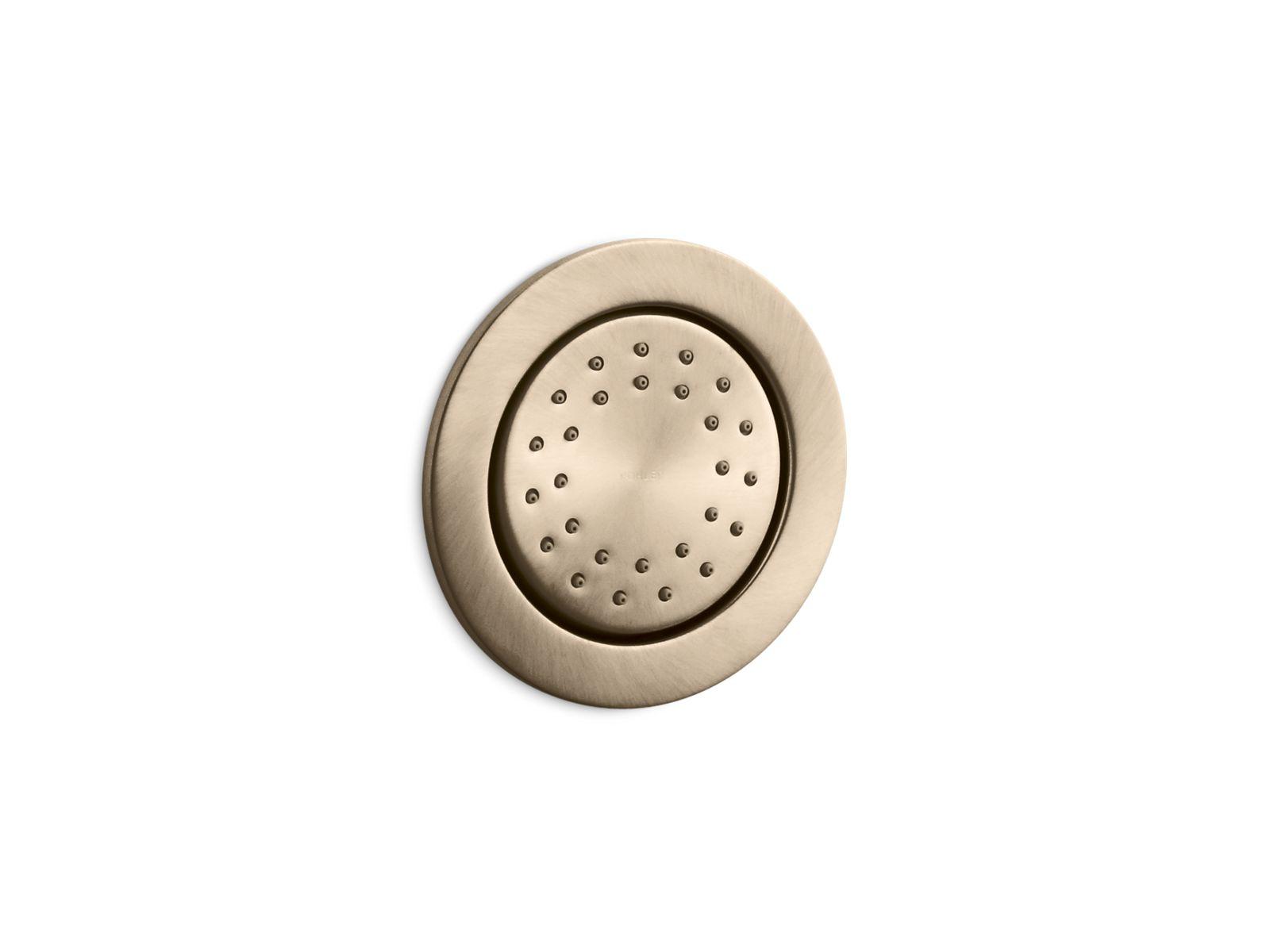 Kohler® 77119-BV 77119 WaterTile® Single-Function Body Spray, 1.6 gpm Flow Rate, 4 in ID 4-7/8 in OD