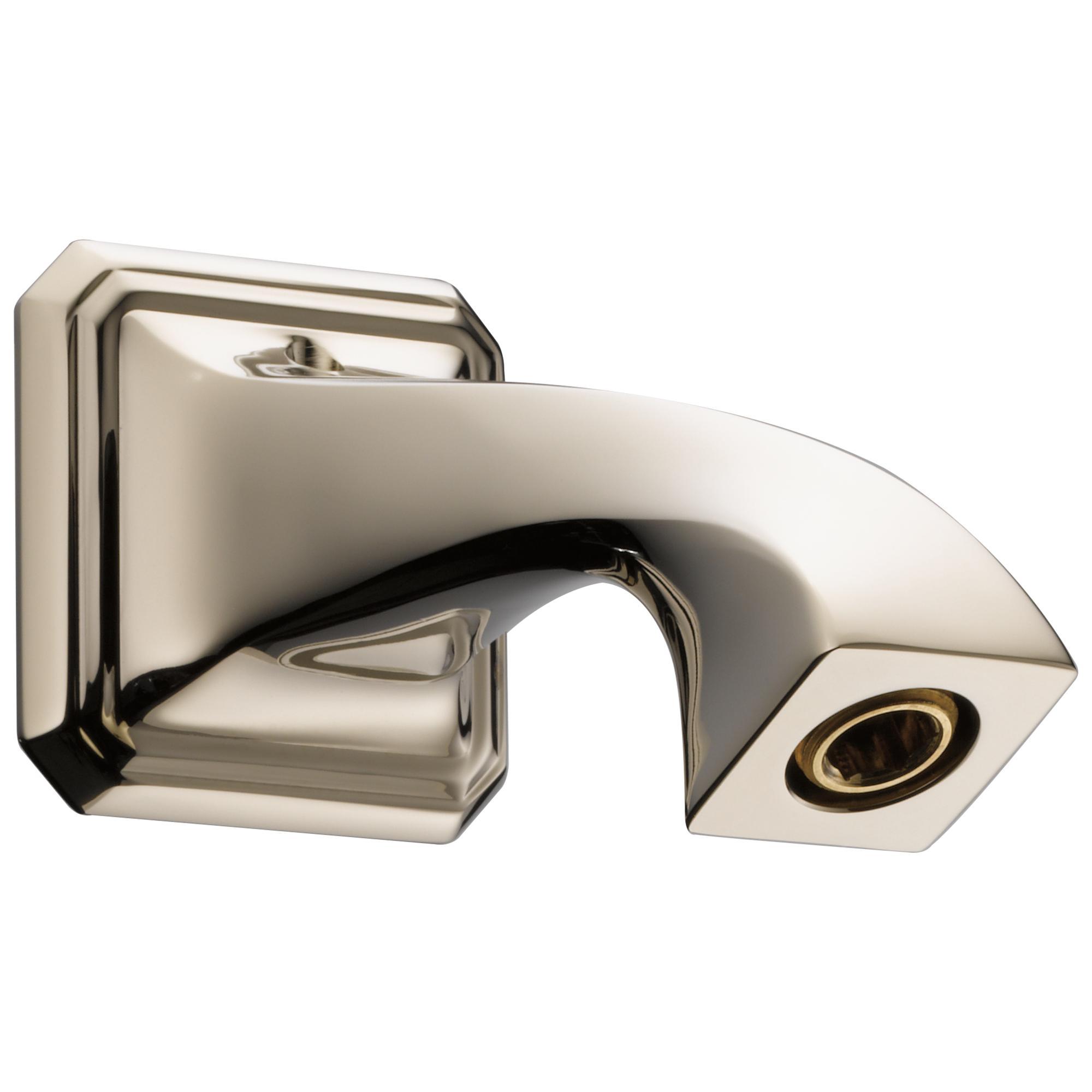 Brizo® RP62603PN Virage® Shower Arm and Set Screw, 5-1/2 in L, Wall Mount, 1/2 in NPT, Import