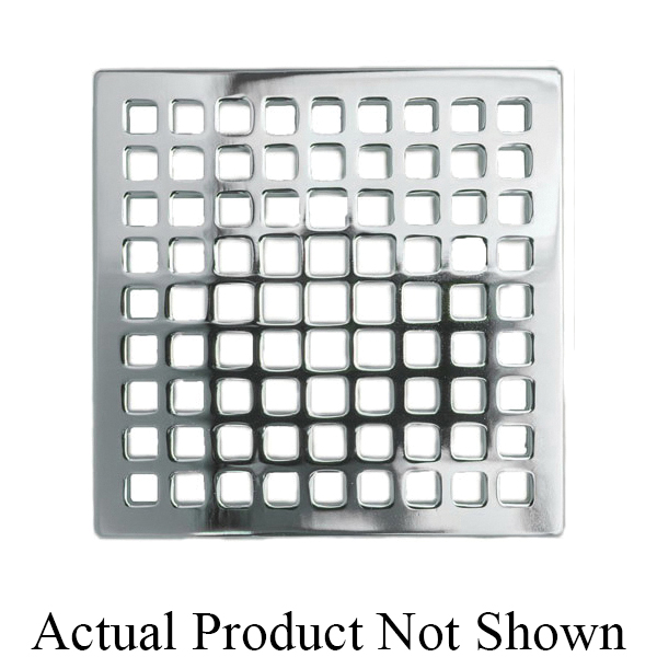 Newport Brass® 233-401/15S Shower Drain Trim, Square Pattern, 4 in, Solid Brass