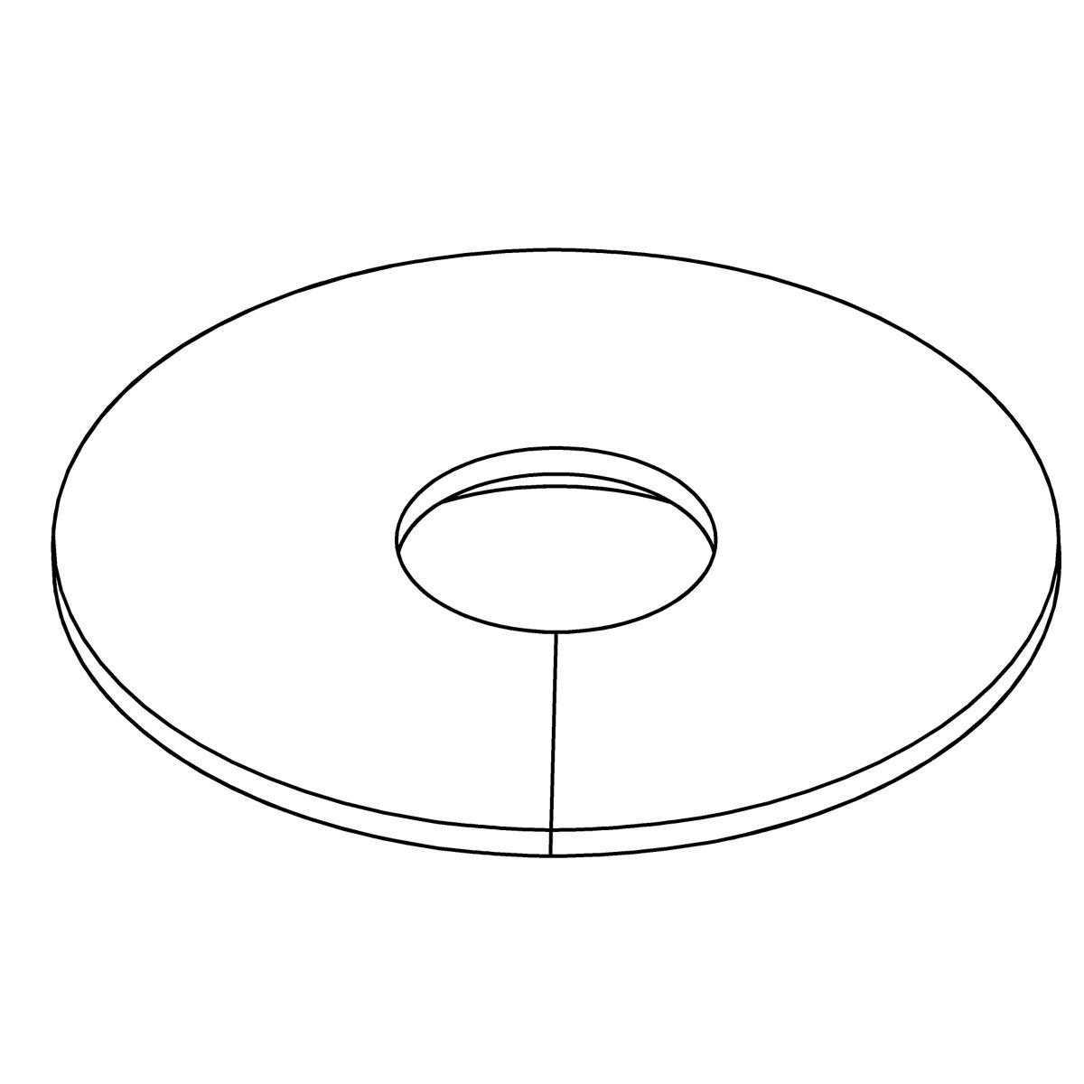 Kohler® 1270755 Gasket, For Use With Persuade K-4441-0 Dual Flush Tank, Residential