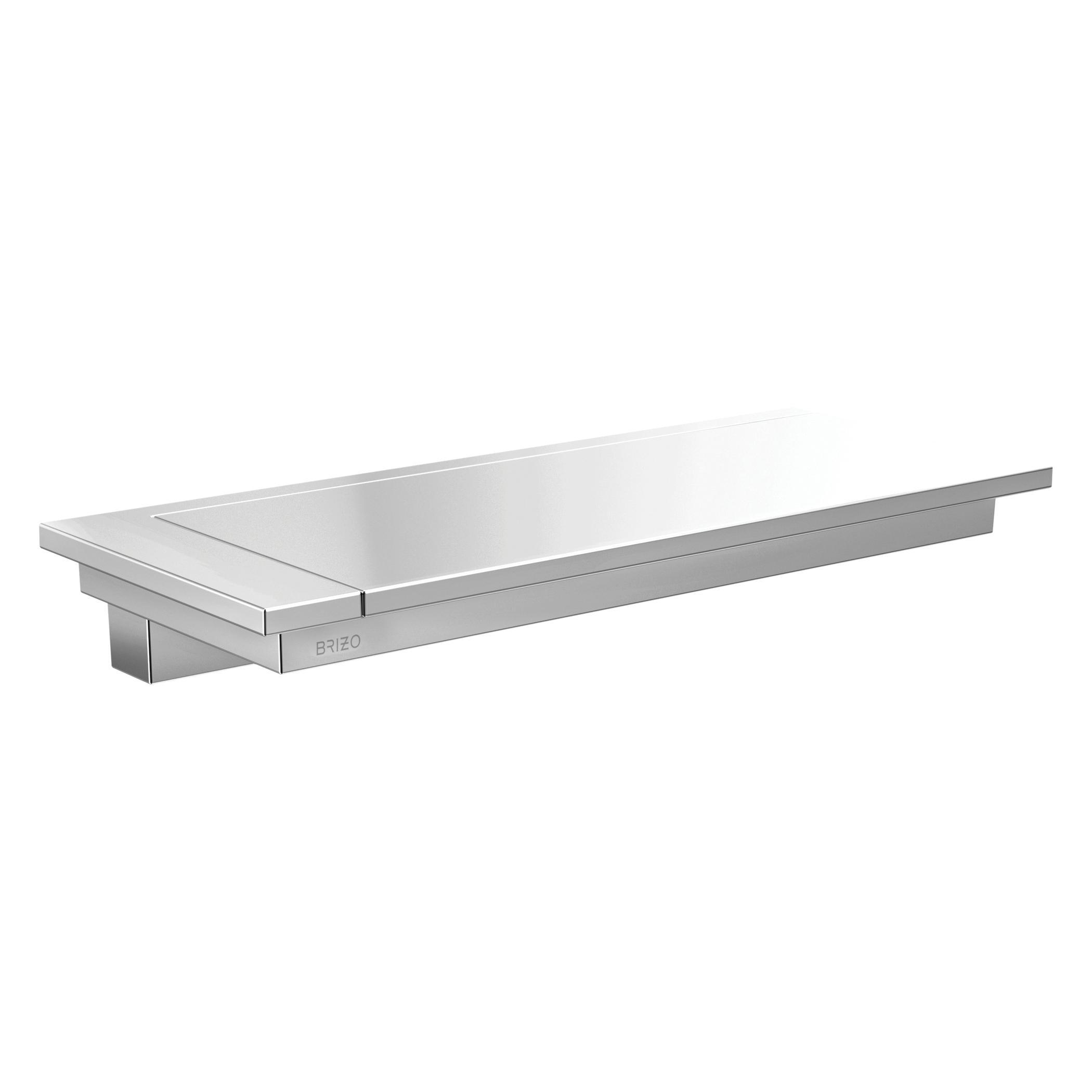 Brizo® 691022-PC Frank Lloyd Wright® Shelf, 1 Shelves, 5 in OAL x 18 in OAD x 1.94 in OAH, Metal, Import