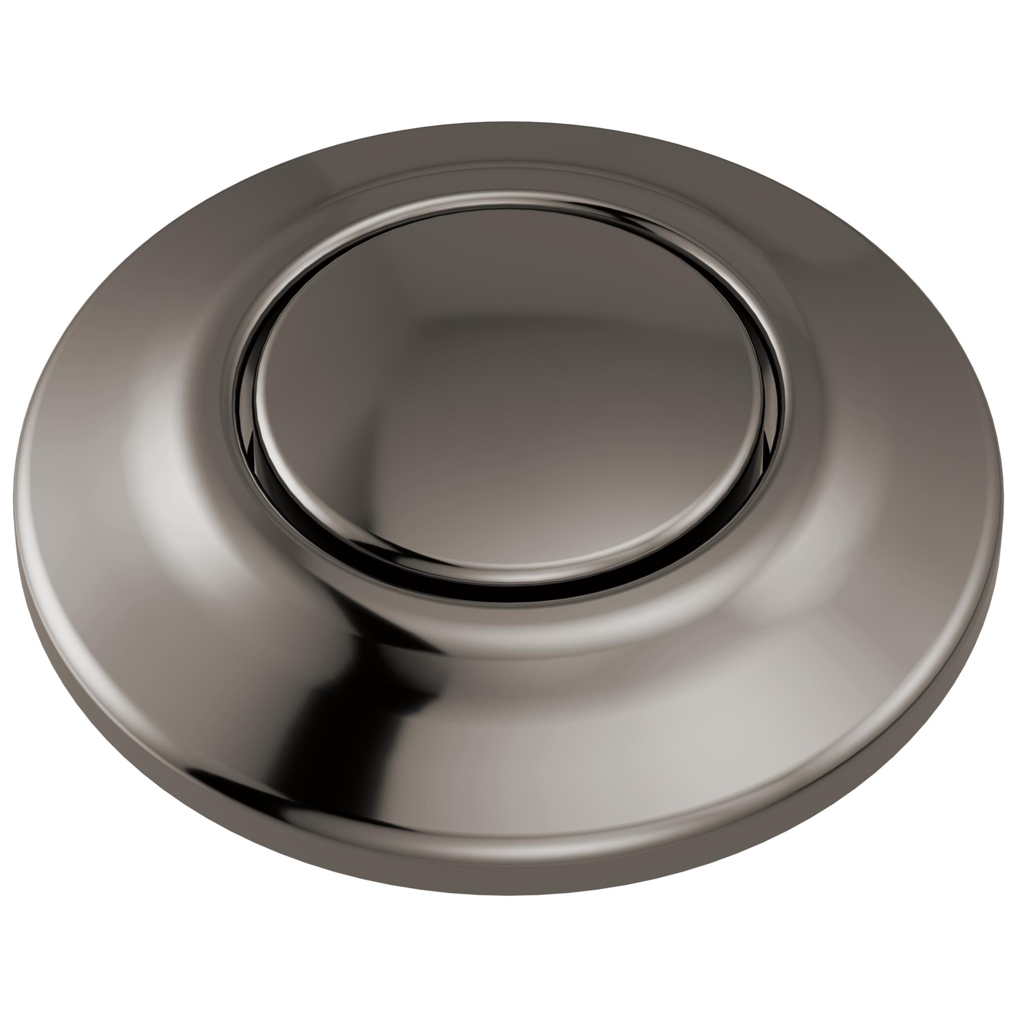 Brizo® 69080-BNX Kintsu® Modern Air Switch, 2 inch Maximum Deck Thickness, ABS/Plastic, Black Onyx