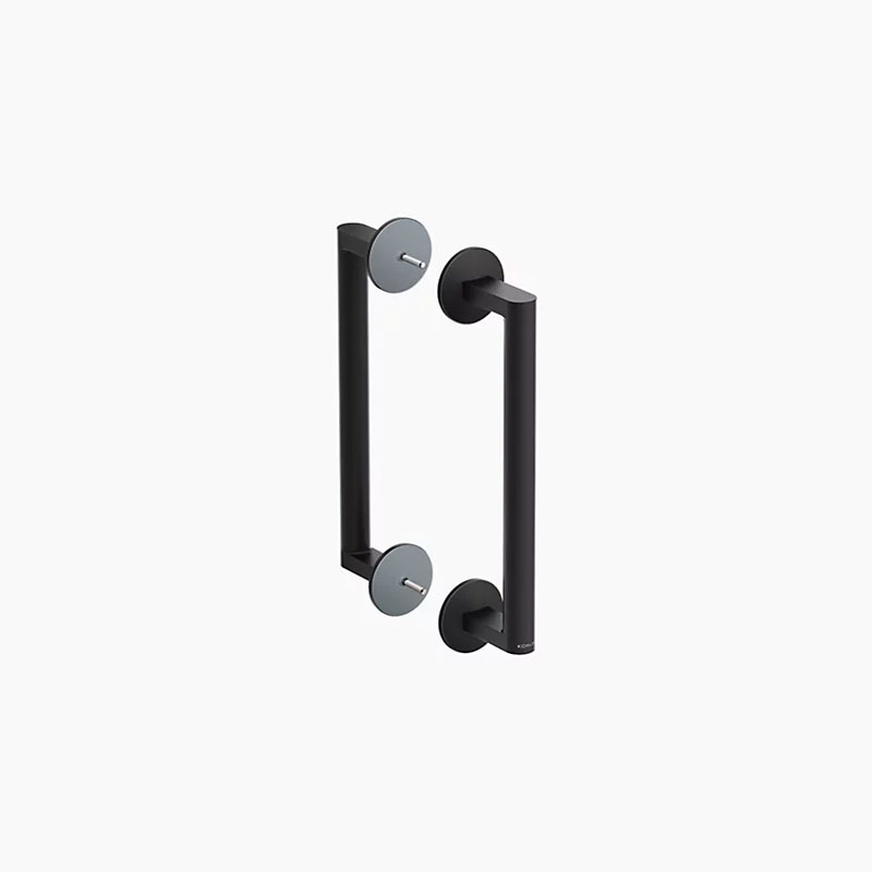 Kohler® 27679-BL Components Contemporary Handle, 13 in L 6-7/16 in W 2-5/8 in H, Metal, Matte Black